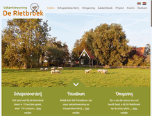 Tablet Screenshot of derietbroek.nl